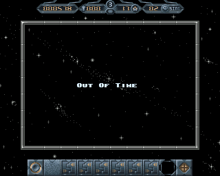 Beambender (Amiga) screenshot: Time's out