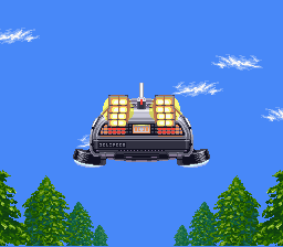 Super Back to the Future Part II (SNES) screenshot: Off to the future