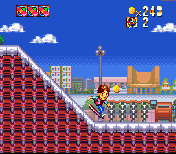 Super Back to the Future Part II (SNES) screenshot: In the future