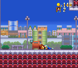 Super Back to the Future Part II (SNES) screenshot: Killed