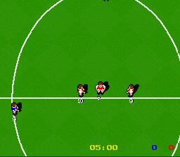Super Kick Off (SNES) screenshot: Kick-off