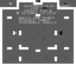 Ultra Tank (Arcade) screenshot: Text before game
