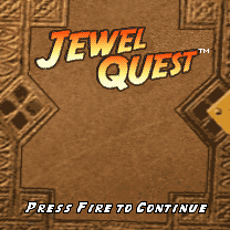 Jewel Quest (J2ME) screenshot: Title screen