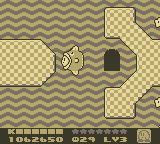 Kirby's Dream Land 2 (Game Boy) screenshot: Swimming with Kine