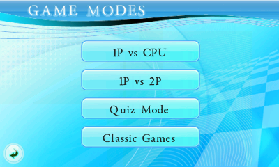 Chess & Backgammon Classics (Windows Mobile) screenshot: Chess Classics - Game modes
