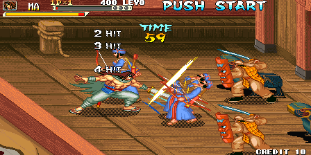 Screenshot of Knights of Valour (Arcade, 1999) - MobyGames