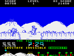 Zythum (ZX Spectrum) screenshot: Big holes