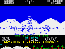 Zythum (ZX Spectrum) screenshot: Time to use bomb