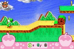Yoshi Topsy-Turvy (Game Boy Advance) screenshot: Lets go