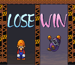 Wrecking Crew '98 (SNES) screenshot: You lost the stage
