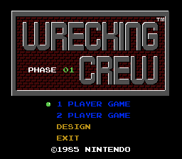 Wrecking Crew '98 (SNES) screenshot: Retro Wrecking Crew