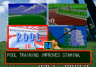 Stakes Winner 2 (Arcade) screenshot: Select some training
