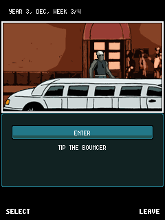 Get Rich or Die Tryin' (J2ME) screenshot: Finally saved up enough money for a limo.
