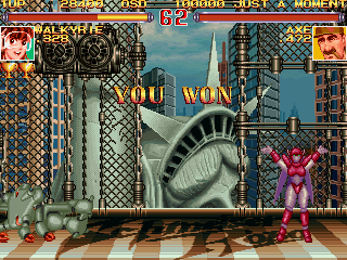 Schmeiser Robo (Arcade) screenshot: Victory