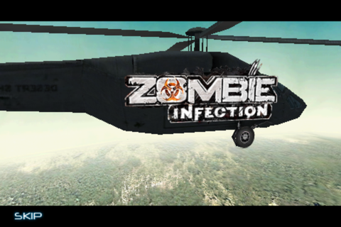 Zombie Infection (iPhone) screenshot: Intro with logo
