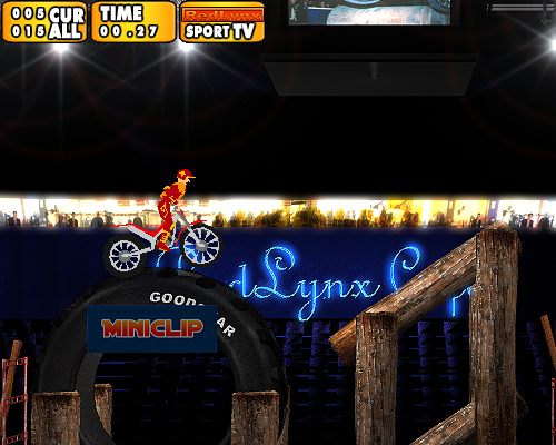 Trial Bike (Browser) screenshot: Second part of the pro track in the background