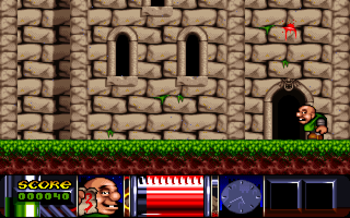Frankenstein (DOS) screenshot: Door to the next location