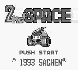 2nd Space (Game Boy) screenshot: Title screen