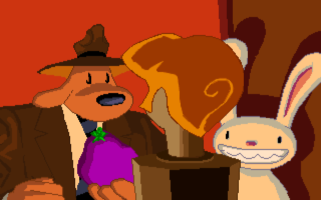 Sam & Max: Hit the Road (Windows) screenshot: Quick as a thief