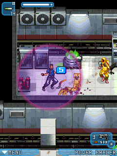 Zombie Infection 2 (J2ME) screenshot: Using some weird energy attack