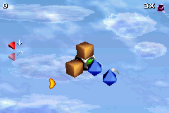 ZooCube (Game Boy Advance) screenshot: About to match a pair