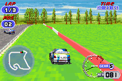 TOCA: World Touring Cars (Game Boy Advance) screenshot: You came off the track