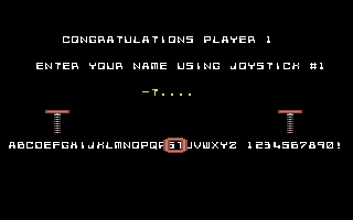 Shanghai Karate (Commodore 64) screenshot: Enter Your name