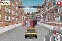 Stuntman (Game Boy Advance) screenshot: Avoid the bus
