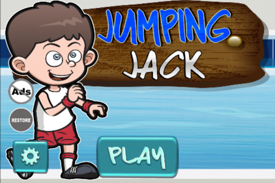 Jumping Jack (iPhone) screenshot: Main Menu