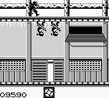 Ninja Spirit (Game Boy) screenshot: Stage 4 - Cave of Ishi