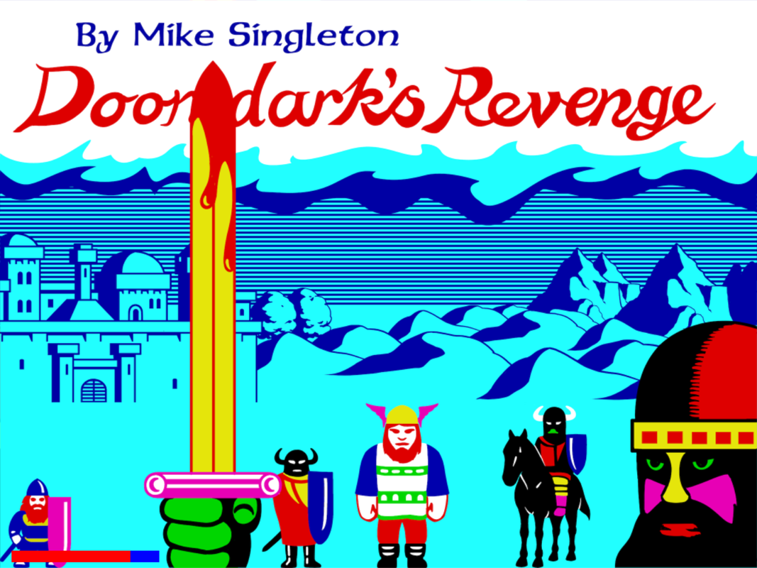 Doomdark's Revenge (Windows) screenshot: Title screen