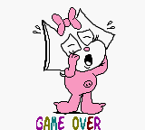 Baby Felix Halloween (Game Boy Color) screenshot: Baby Kitty - Game Over