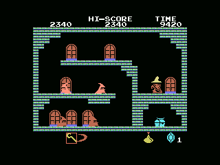 Screenshot of Magical Kid Wiz (MSX, 1986) - MobyGames