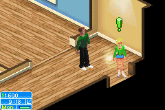 The Sims 2: Pets (Game Boy Advance) screenshot: Where did she come from
