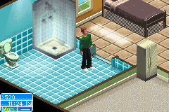 The Sims 2: Pets (Game Boy Advance) screenshot: Your apartment is furnished