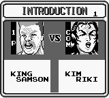 HAL Wrestling (Game Boy) screenshot: Introduction
