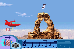 Disney's Little Einsteins (Game Boy Advance) screenshot: How will rocket get past the canyon wall?