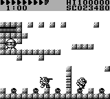 After Burst (Game Boy) screenshot: ...but also can block your way and the level can´t be solved.
