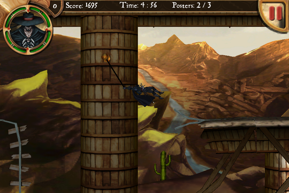 Screenshot of Zorro: Shadow of Vengeance (iPhone, 2011) - MobyGames