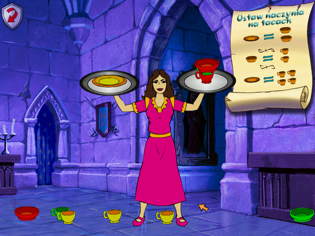 Scooby-Doo!: Phantom of the Knight (Windows) screenshot: Balance all the kitchen vessels.