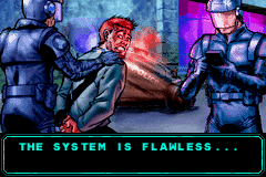 Minority Report: Everybody Runs (Game Boy Advance) screenshot: The quality of them varies from good to not so good