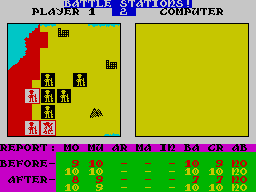 World War I (ZX Spectrum) screenshot: Soldiers