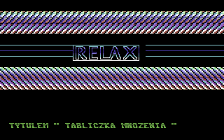 Tabliczka Mnożenia dla Najmłodszych (Commodore 64) screenshot: Title screen