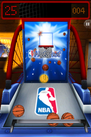 NBA Hotshot (iPhone) screenshot: Scoring