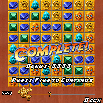 Jewel Quest (J2ME) screenshot: Level completed