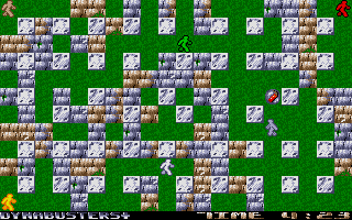 Dynabusters+ (Atari ST) screenshot: Starting out