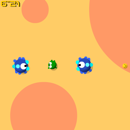Viral Pursuit (Browser) screenshot: Level 24: I'm in trouble!