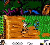 Turok: Rage Wars (Game Boy Color) screenshot: Die! (enemy on first level)