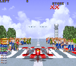 Wild Pilot (Arcade) screenshot: Time to fly