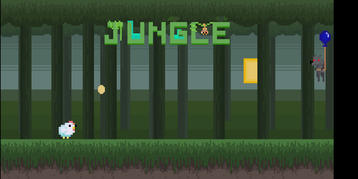Chicken Odyssey (Android) screenshot: Area 2 -- Jungle